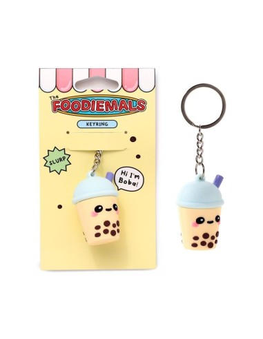 KAWAII - Boba le Bubble Tea - Porte-clés 3D en PVC 