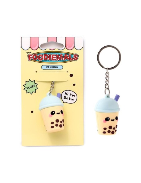 KAWAII - Boba le Bubble Tea - Porte-clés 3D en PVC 