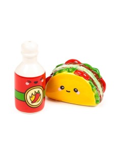 KAWAII - Taco & Sauce - Set Salière et Poivrière 