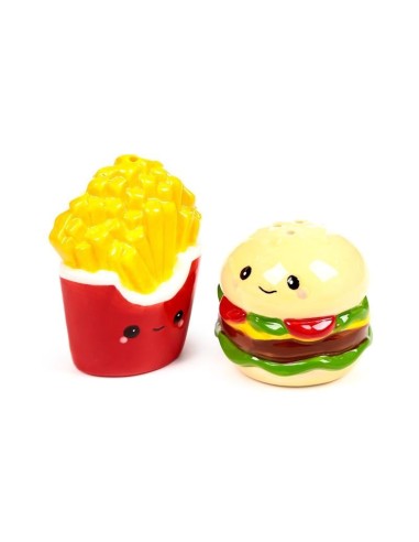 KAWAII - Burger & Frites - Set Salière et Poivrière 