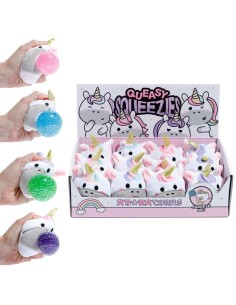 KAWAII - Licorne - Balle 'Squeezies' Anti-Stress 