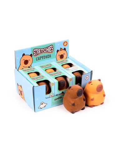 KAWAII - Capybara - Figurine 'Stretchies' Anti-Stress 