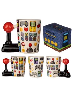 GAME OVER - Joystick & Pixels - Mug avec Anse 3D 400ml 
