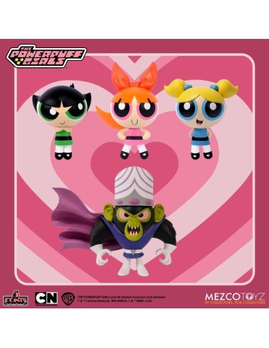 LES SUPER NANAS - 5 Points - Set 4 Figurines Deluxe 9cm 