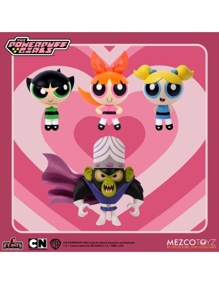 LES SUPER NANAS - 5 Points - Set 4 Figurines Deluxe 9cm 