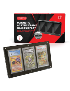 EVORETRO -  Magnetic Acrylic Frame 3 Slot For PSA Graded Card 