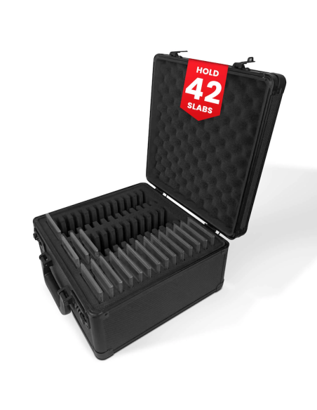 EVORETRO -  Graded Card Storage Individual for 42 Cards Black 