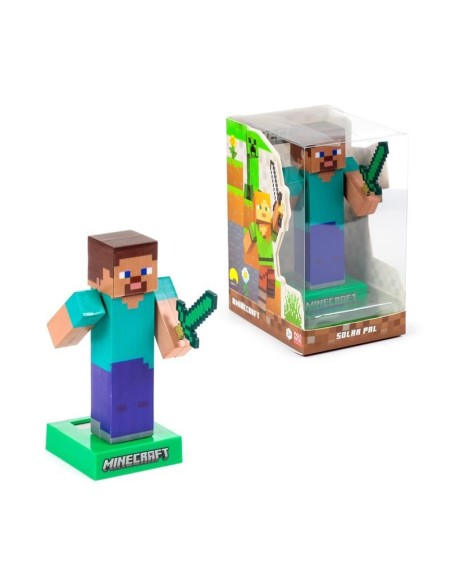MINECRAFT - Steeve - Figurine Solaire 12,5cm 