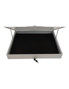EVORETRO - Show Case Aluminium/Acrylic 91x60x10cm With Secure 