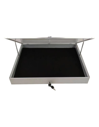 EVORETRO - Show Case Aluminium/Acrylic 91x60x10cm With Secure 