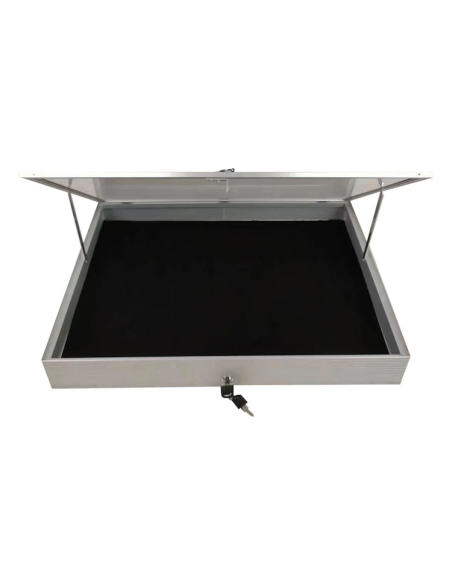 EVORETRO - Show Case Aluminium/Acrylic 91x60x10cm With Secure 