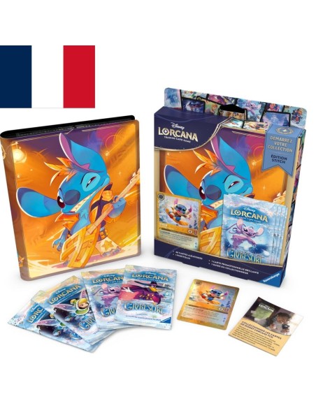 DISNEY - Lorcana -Trading Cards Collec. Starter Set Edition Stitch -FR 