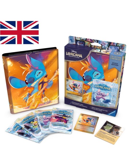 DISNEY - Lorcana -Trading Cards Collec. Starter Set Edition Stitch -EN 