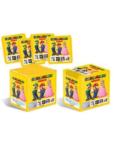 SUPER MARIO - Panini Display 36 Packet Stickers 