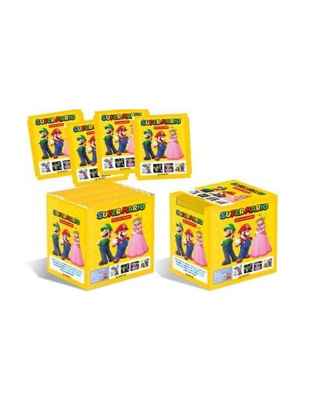 SUPER MARIO - Panini Display 36 Packet Stickers 