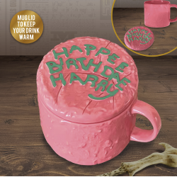 HARRY POTTER - Happee Birthdae - Mug Shaped Cake avec couvercle 