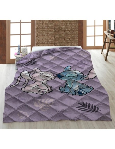 DISNEY - Stitch & Angel - Couverture en Quilt 140x200cm 
