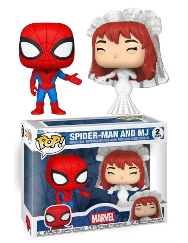 SUPERHERO COUPLES - POP Marvel - 2 Pack Spider-Man & MJ 