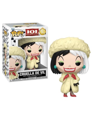 101 DALMATIENS - POP Disney N° 1663 - Cruella d'Enfer avec Chase 