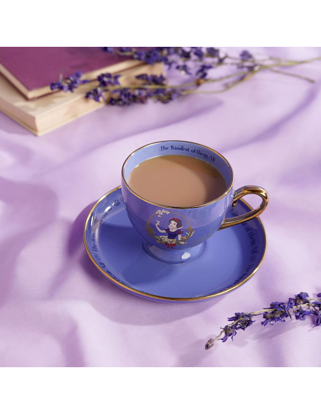 DISNEY PRINCESS - Snow White - Tea Cup + Saucer 7oz 