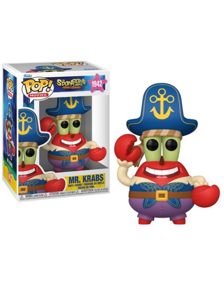 THE SPONGEBOB MOVIE - POP Movies N° 1942 - Mr. Krabs (Pirate) 