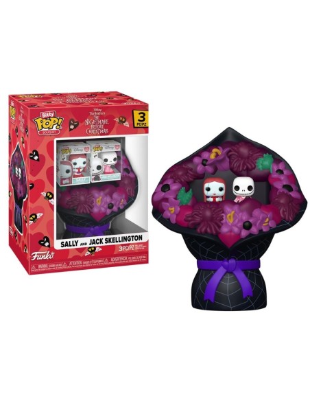 TNBC VALENTINES - Jack & Sally - Bitty Pop Bouquet 