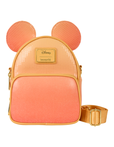 DISNEY - Mickey "Glitter" - Sac bandoulière Convertible Loungefly 