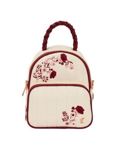 CREAM & RED - Floral - Sling Bag LoungeFly 