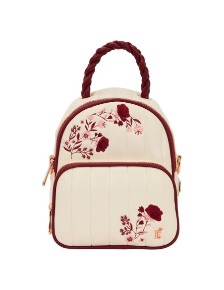 CREAM & RED - Floral - Sling Bag LoungeFly 