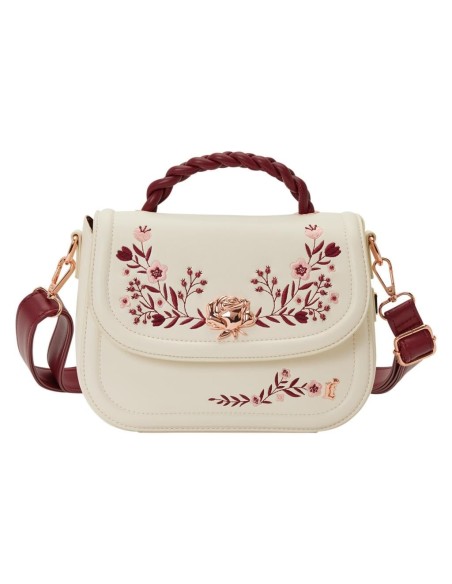 CREAM & RED - Floral - Sac bandoulière Loungefly 