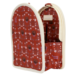 LOUNGEFLY - Cream & Red -Organisateur de Mini sac à dos LoungeFly 