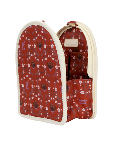 LOUNGEFLY - Cream & Red -Organisateur de Mini sac à dos LoungeFly 