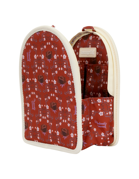 LOUNGEFLY - Cream & Red -Organisateur de Mini sac à dos LoungeFly 