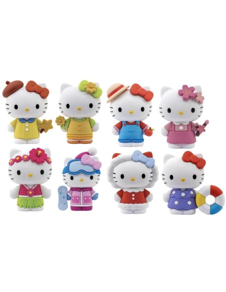 HELLO KITTY - Four Season Series -Assortiment 12 Fig. 7cm Blind Box 