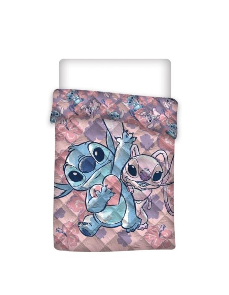 DISNEY - Stitch & Angel - Couverture en Quilt 140x200cm 