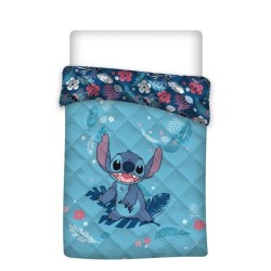 LILO & STITCH - Stitch "Bleu" - Couverture en Quilt 140x200cm 