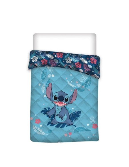 LILO & STITCH - Stitch "Bleu" - Couverture en Quilt 140x200cm 