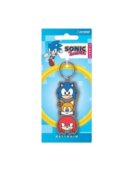 SONIC - Trio - Porte-clés en PVC 