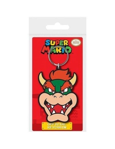 SUPER MARIO - Bowser - Porte-clés en PVC 