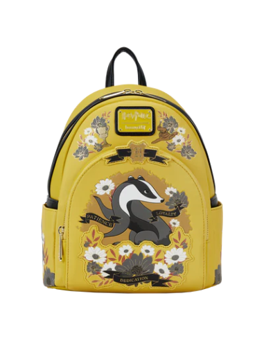 HARRY POTTER - Poufsouffle - Mini Sac à Dos LoungeFly 
