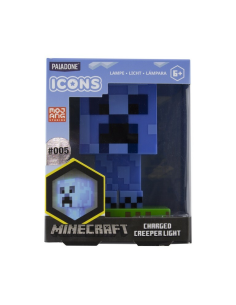 MINECRAFT - Creeper Chargé - Lampe Icone 10cm 