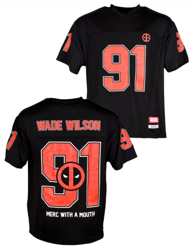 MARVEL - Deadpool - T-Shirt Sports US Replica unisex (XL) 