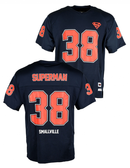 DC COMICS - Superman Smallville - T-Shirt Sports US Replica unisex (S) 