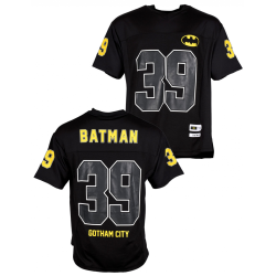 DC COMICS - Batman Gotham City - T-Shirt Sports US Replica unisex (XL) 