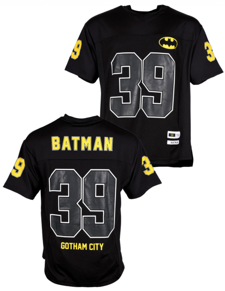 DC COMICS - Batman Gotham City - T-Shirt Sports US Replica unisex (M) 