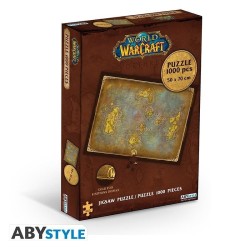 WORLD OF WARCRAFT - Puzzle 1000 pièces - Carte d'Azeroth 
