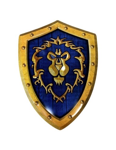 WORLD OF WARCRAFT - Bouclier Alliance - Plaque métal '25x35cm' 