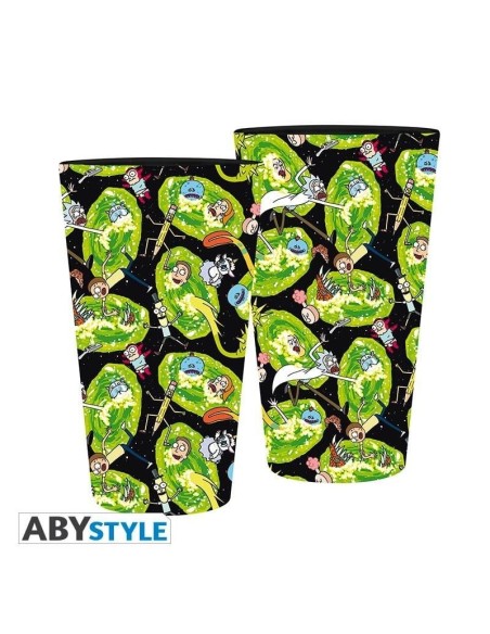 RICK & MORTY - Verre XXL 400ml - Portails 