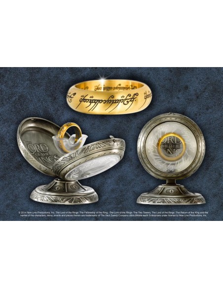 LORD OF THE RINGS - Anneau Unique - Acier doré - Taille US 09 FR 59.9 