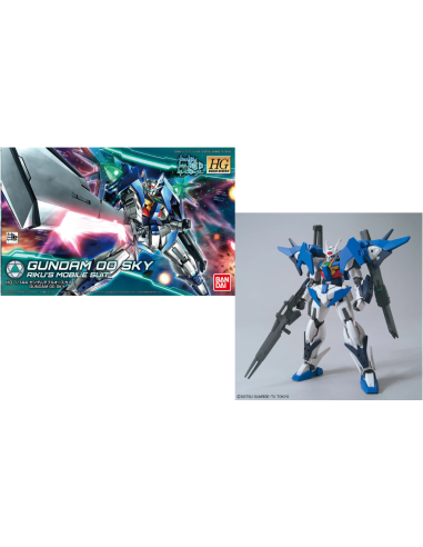GUNDAM - Model Kit - HG 1/144 - Gundam 00 Sky Riku's Mobile Suit 